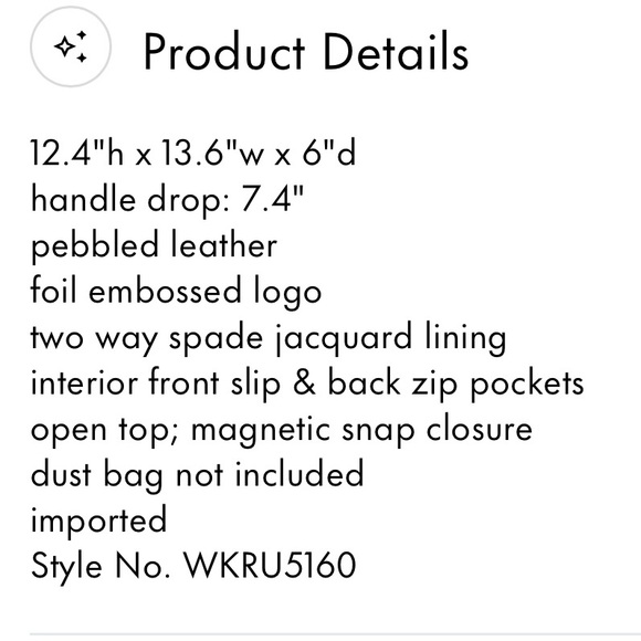 Kate Spade Shoulder Bag/Purse Light Mauve - Picture 5 of 16